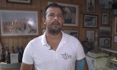 Omar Viña, administrador de la Quesería El Faro.