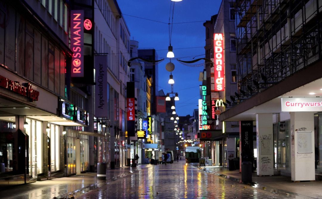 Una de las calles del centro de la ciudad de Dortmund, en Alemania.