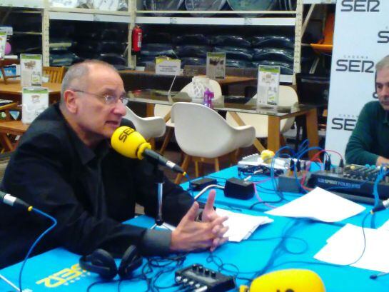 Luis Martínez Hervás, alcalde de Parla, durante el programa Hoy por Hoy Madrid Sur