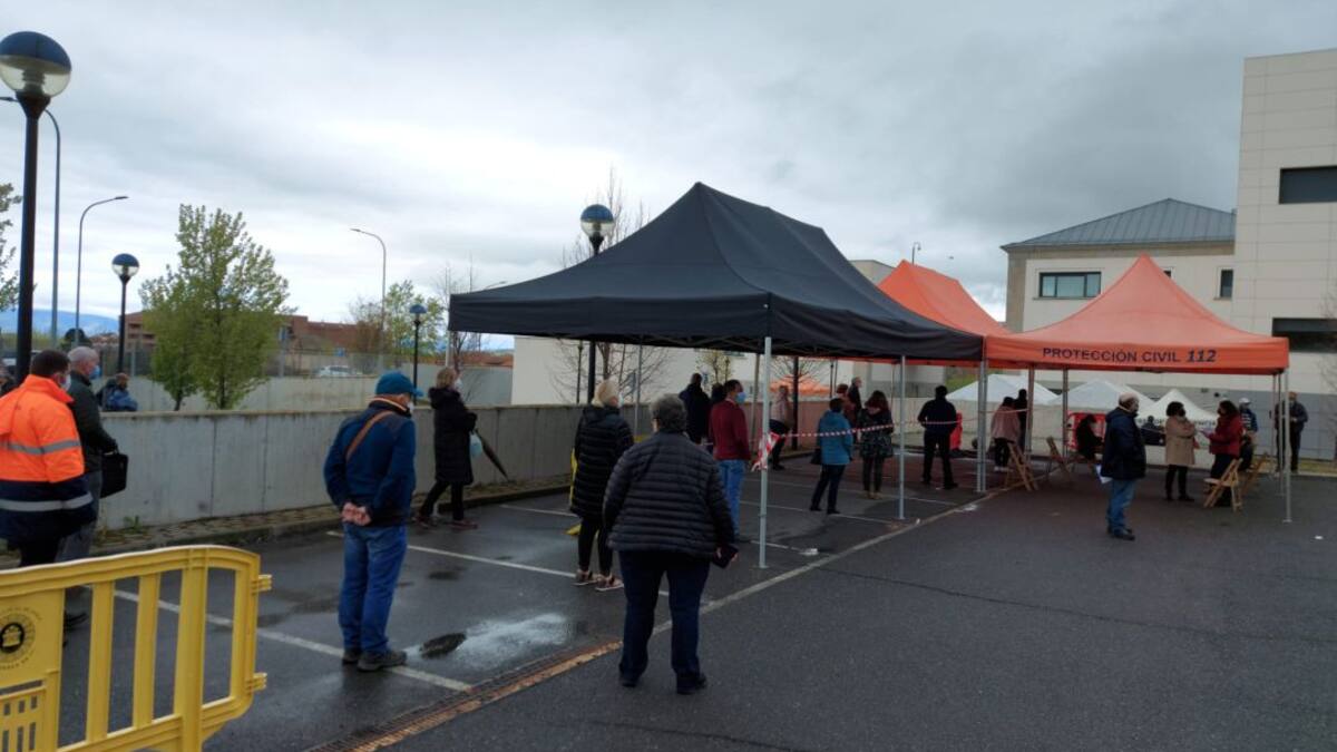 La segunda vacunación masiva en Ávila será para los nacidos en 1958