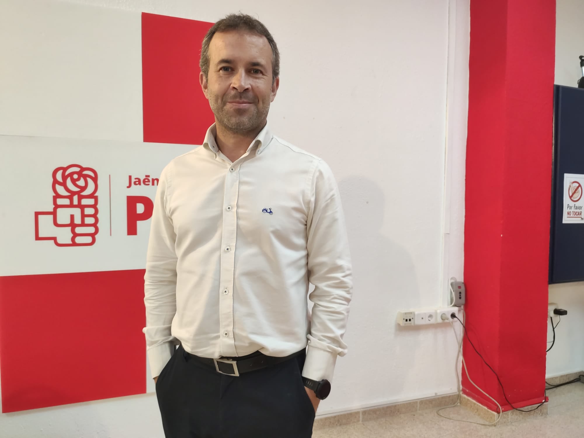 El secretario general de los socialistas jiennenses y portavoz del PSOE en el Ayuntamiento de Jaén, Julio Millán