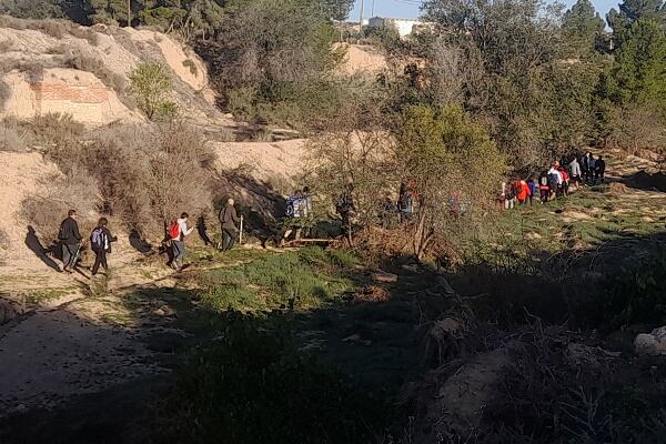 Día del senderista en Sax