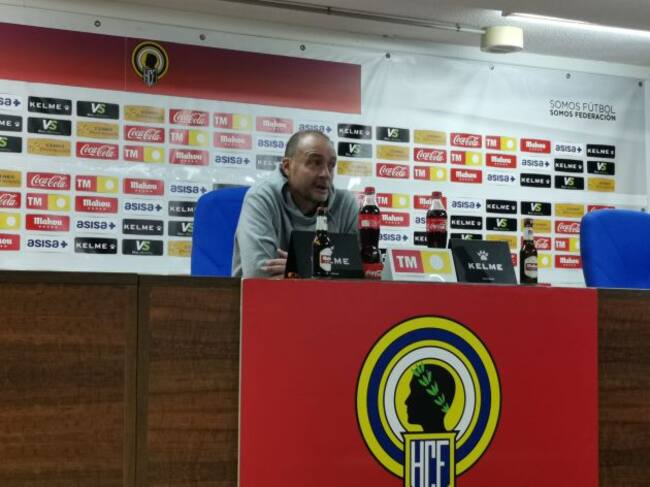 Vicente Mir este lunes en sala de prensa