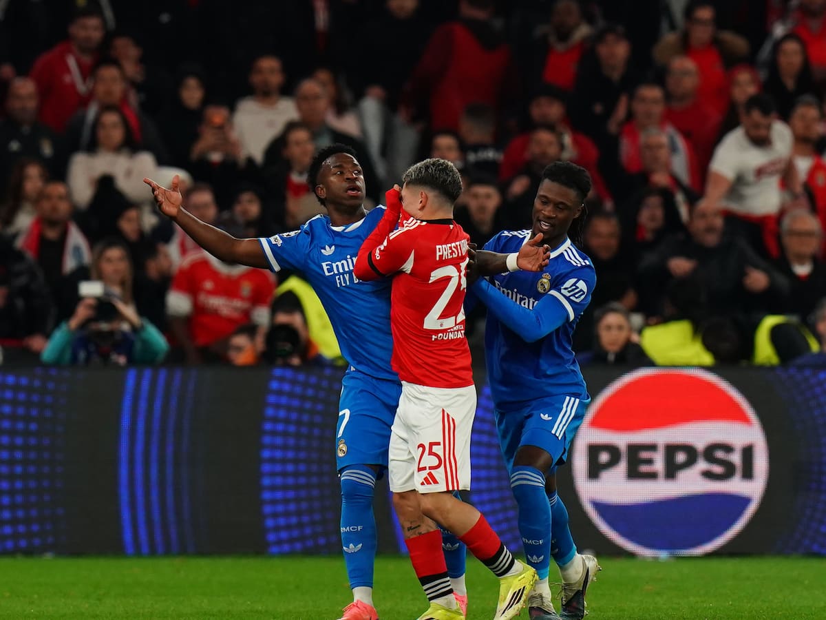 Las consecuencias del insulto de Prestianni a Vinicius: "Se teme una sanción al Benfica"