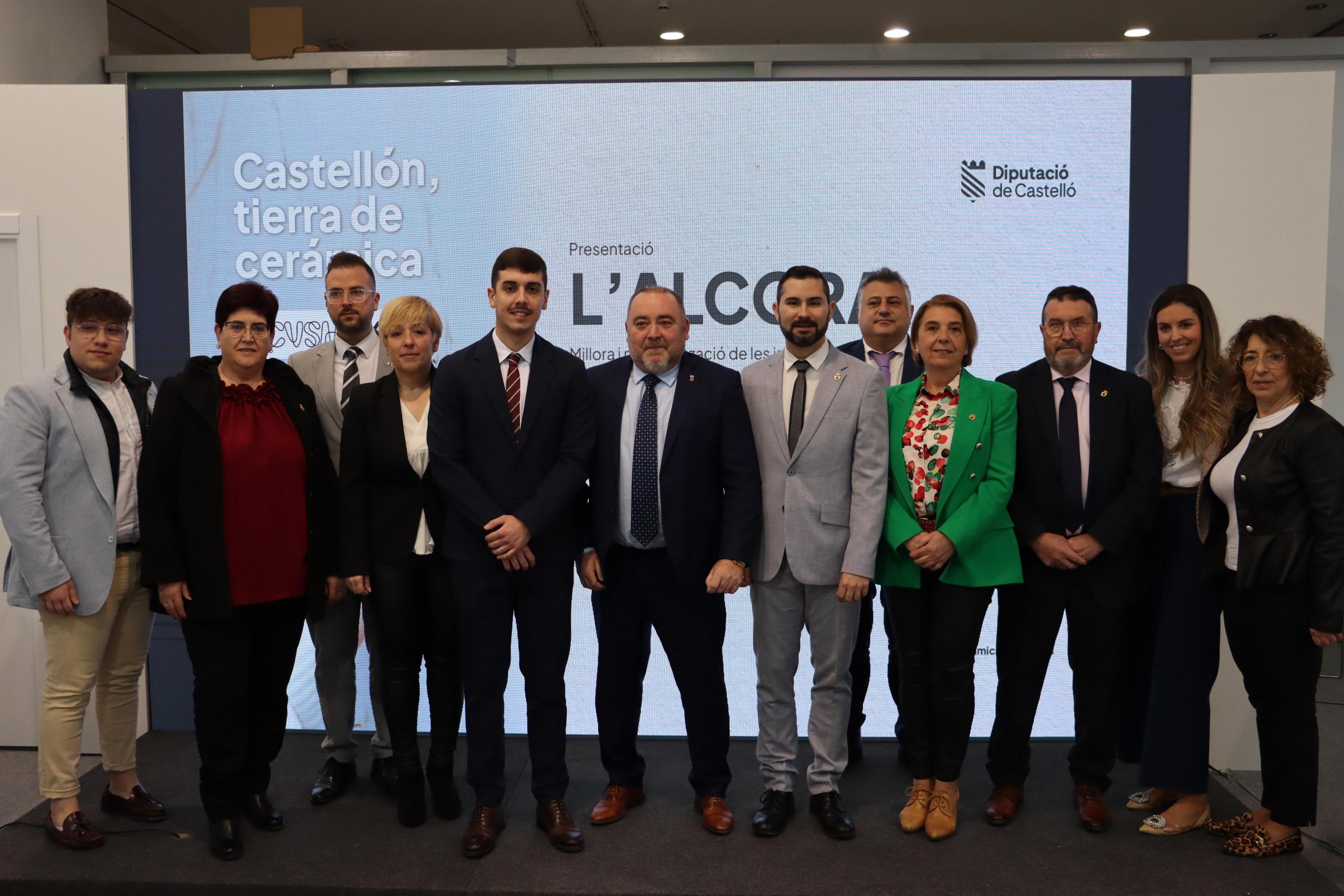 Acto de presentación en el estand de la Diputació de Castelló.