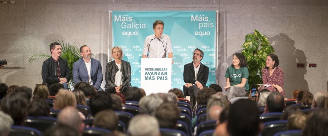 Íñigo Errejón en su mitin de A Coruña