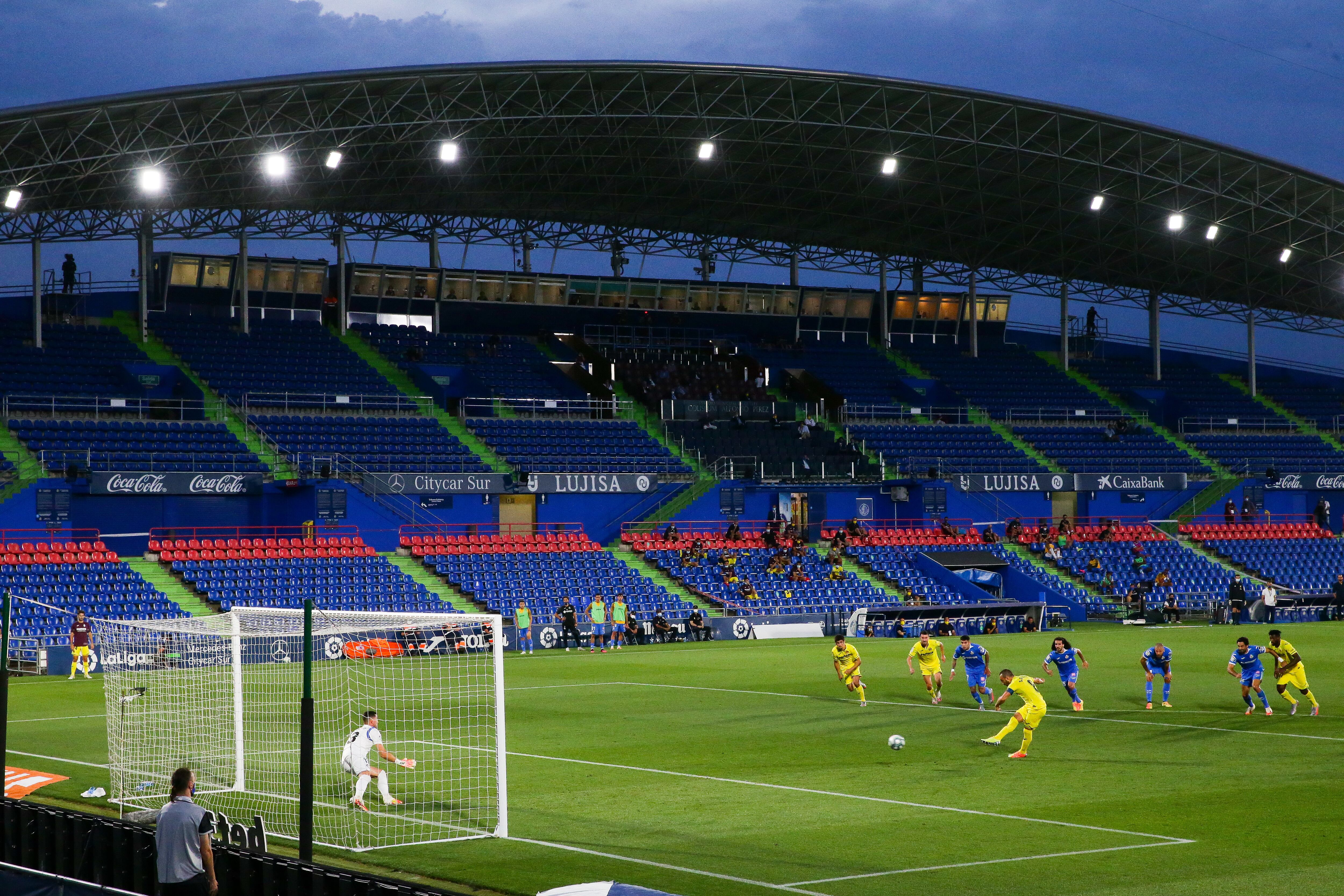 El Supremo anula la sentencia que obligaba a cerrar el Coliseum Alfonso Pérez por los incidentes del partido que devolvió al Getafe a Primera (Gonzalo Arroyo Moreno/Getty Images)