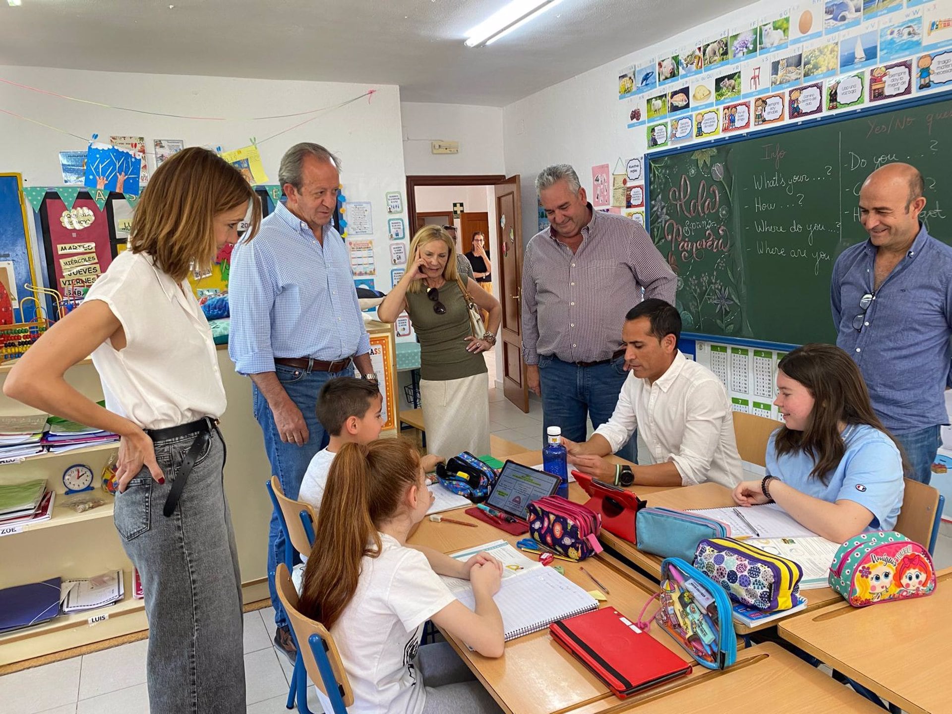 Visita a la sede de Los Villares de Andújar del CPR Guadalquivir.