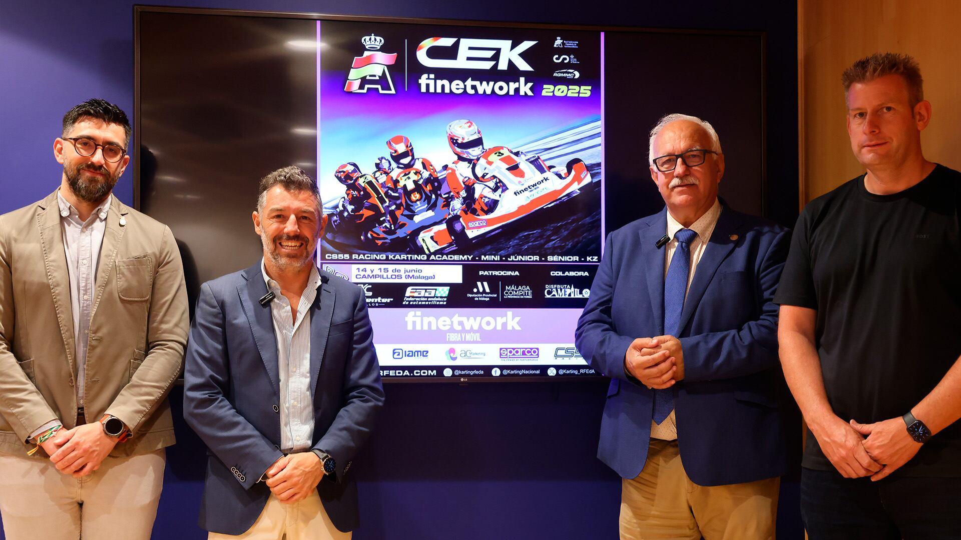 Presentación del Campeonato de España de Karting en el KartCenter de Campillos