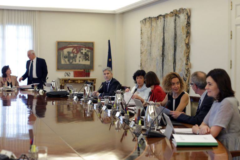 Reunión del Consejo de Ministros celebrada en Moncloa