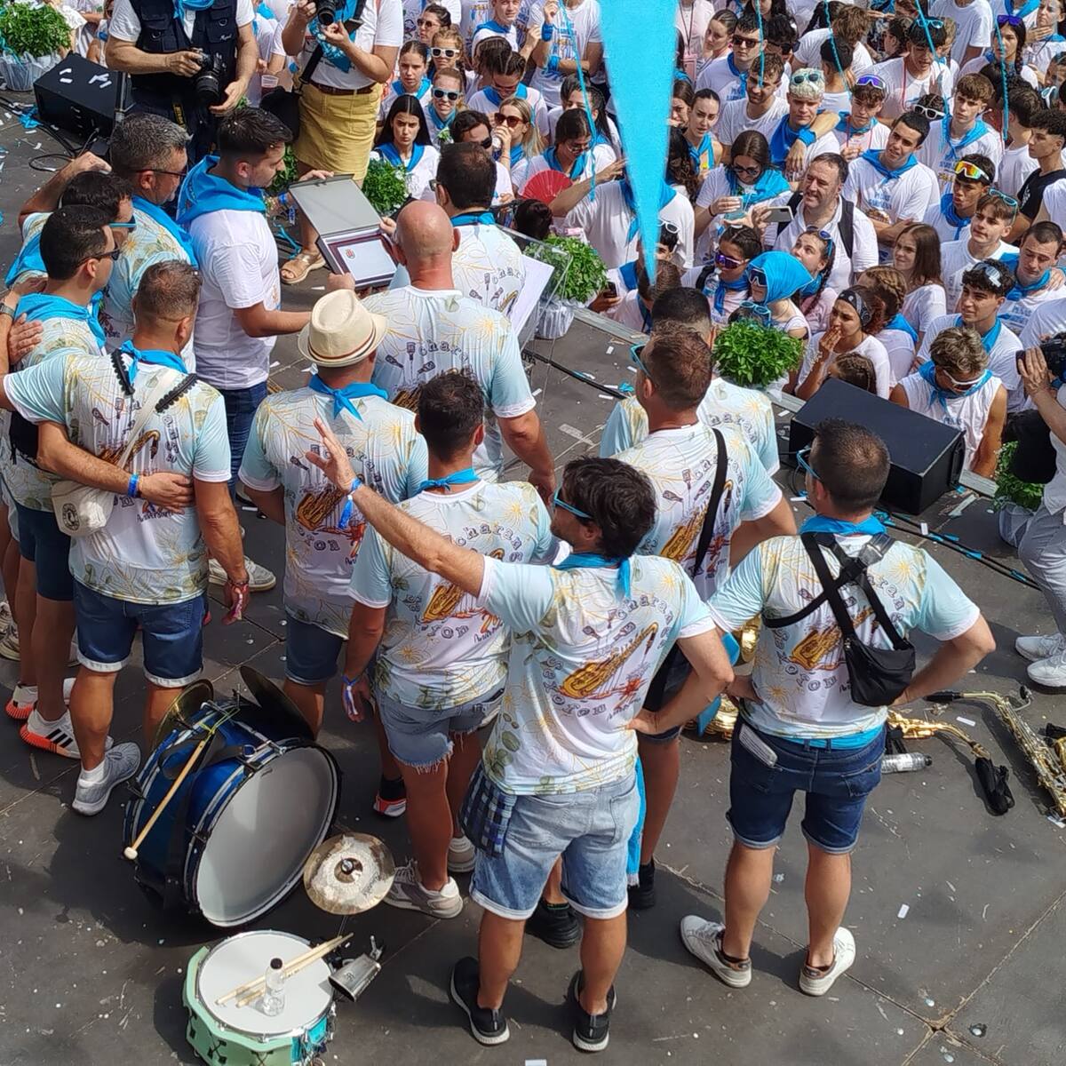 Sariñena se tiñe de color para celebrar sus fiestas en honor a San Antolín