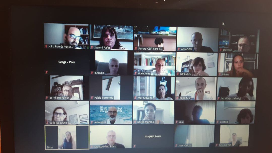 Reunión telemática de coordinación.