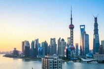 Shanghai, foto de archivo.