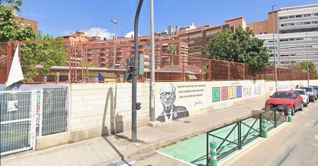 Colegio Max Aub en Valencia. Foto: Google Street View