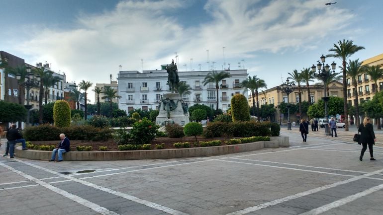 Plaza del Arenal en el centro de Jerez