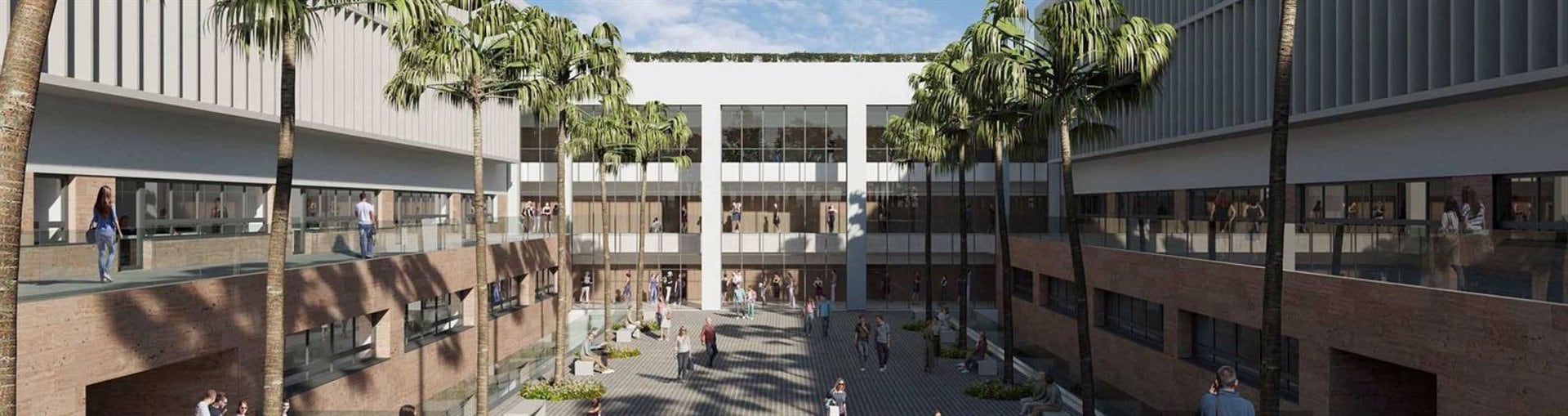 El proyecto, que cuenta con un presupuesto de más de 40 millones de euros, se ubica en una parcela de 22.418 metros cuadrados en el distrito universitario de Teatinos, al noroeste de la ciudad. El edificio principal tendrá 27.000 metros de superficie