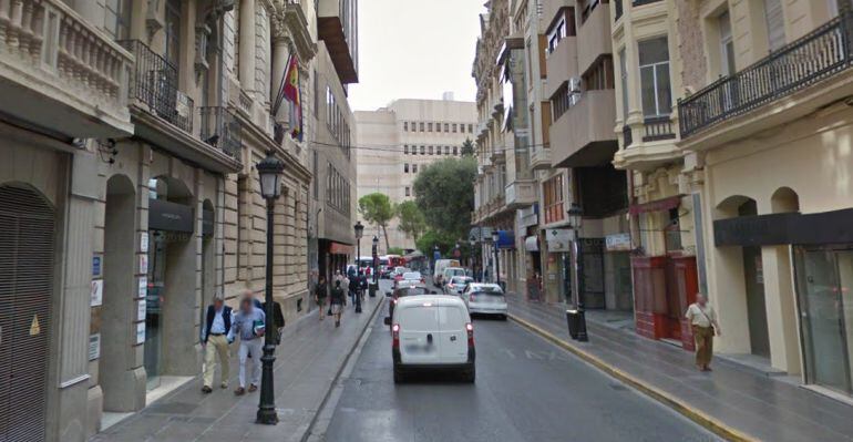 Las calles Marqués de Molins está hoy ocupada