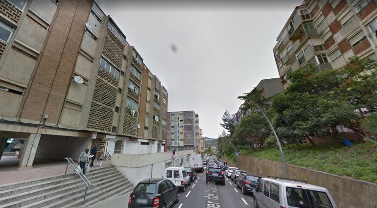 Imatge del carrer Vallcivera al districte de Nou Barris de Barcelona