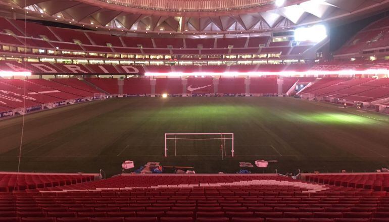 El Wanda Metropolitano, a pocas horas de su primer partido oficial