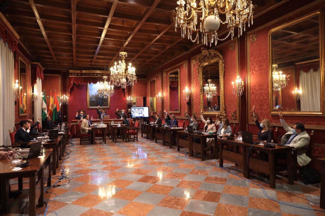 Salón de plenos del Ayuntamiento de Granada