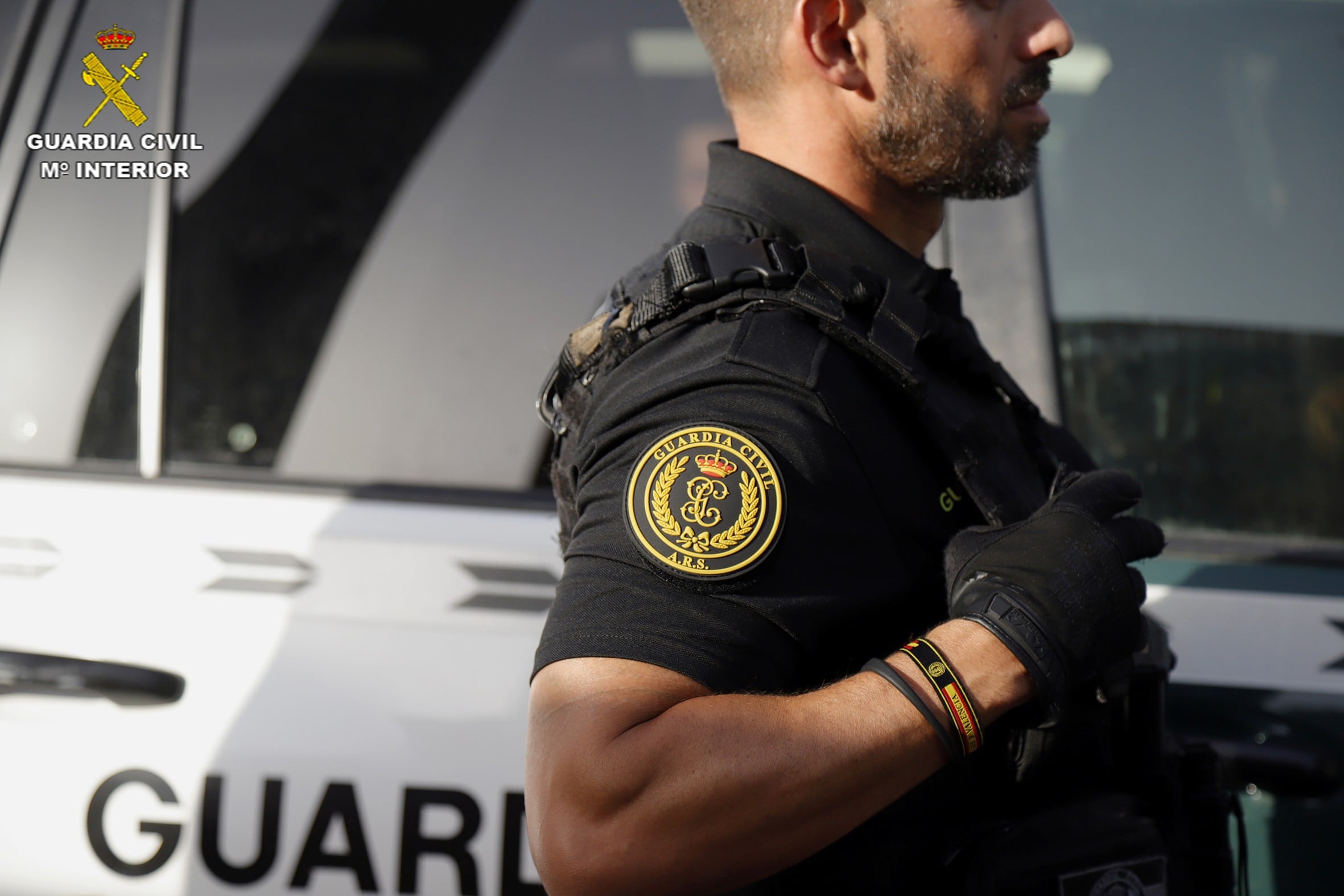 Imagen de un agente de la Guardia Civil