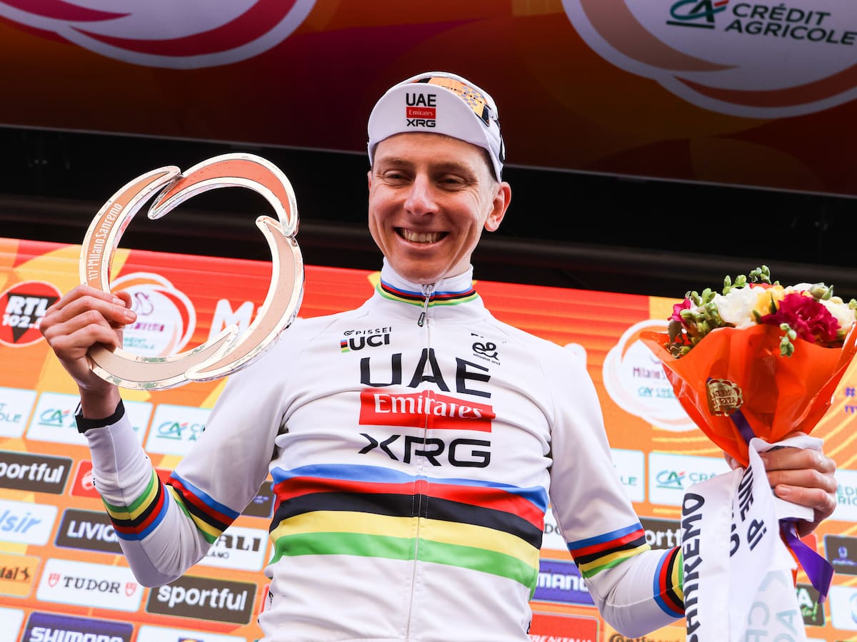 Pogacar se hace más grande y conquista la Milán-San Remo tras sobreponerse a una caída