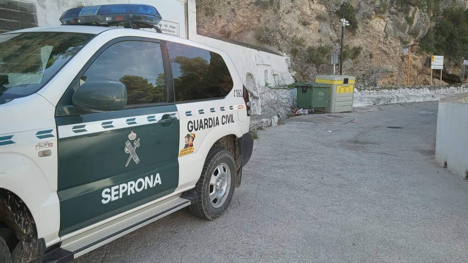 Vehículo del SEPRONA en Moixent. Fuente: Ajuntament de Moixent