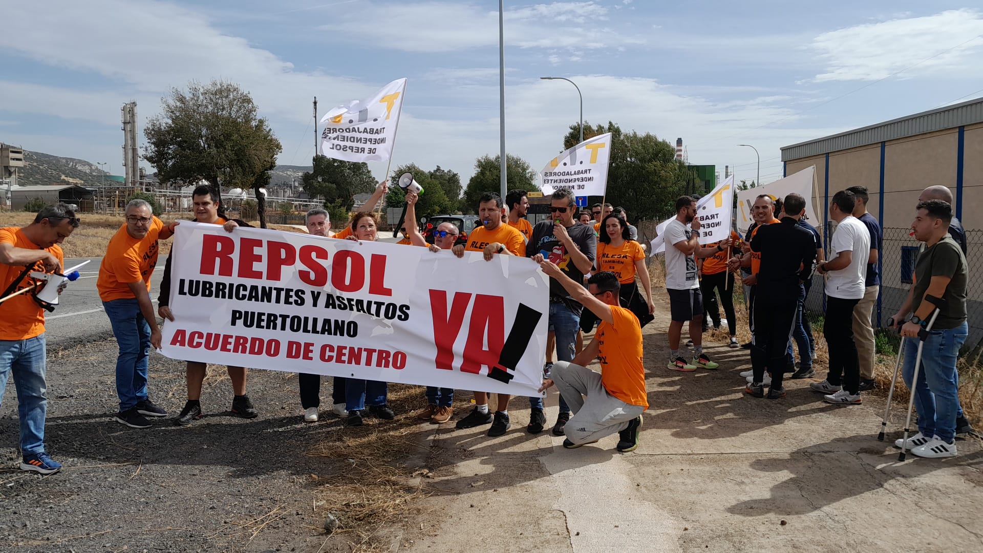 Movilizaciones de trabajadores de RLESA en Puertollano