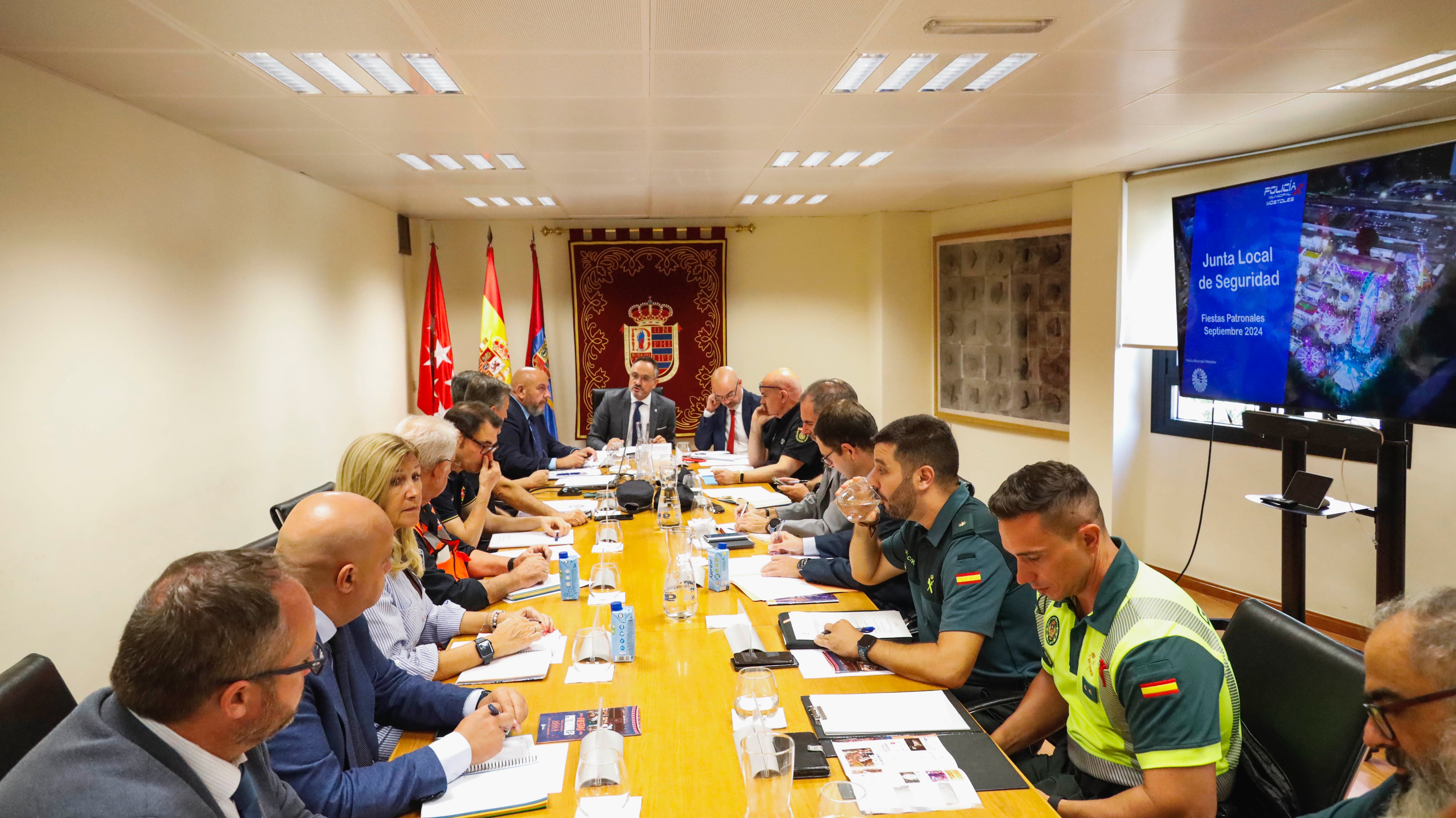 Reunión de la Junta Local de Seguridad de Móstoles