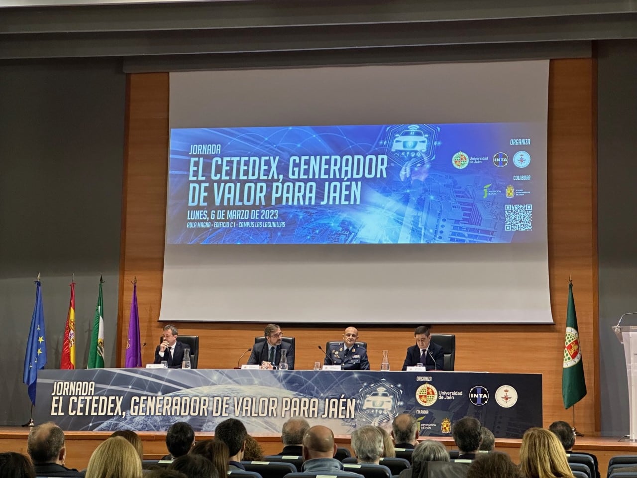 Inauguración de la jornada "Cetedex, generador de valor para Jaén".