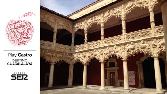 Patio de los Leones del Palacio del Infantado (Guadalajara).