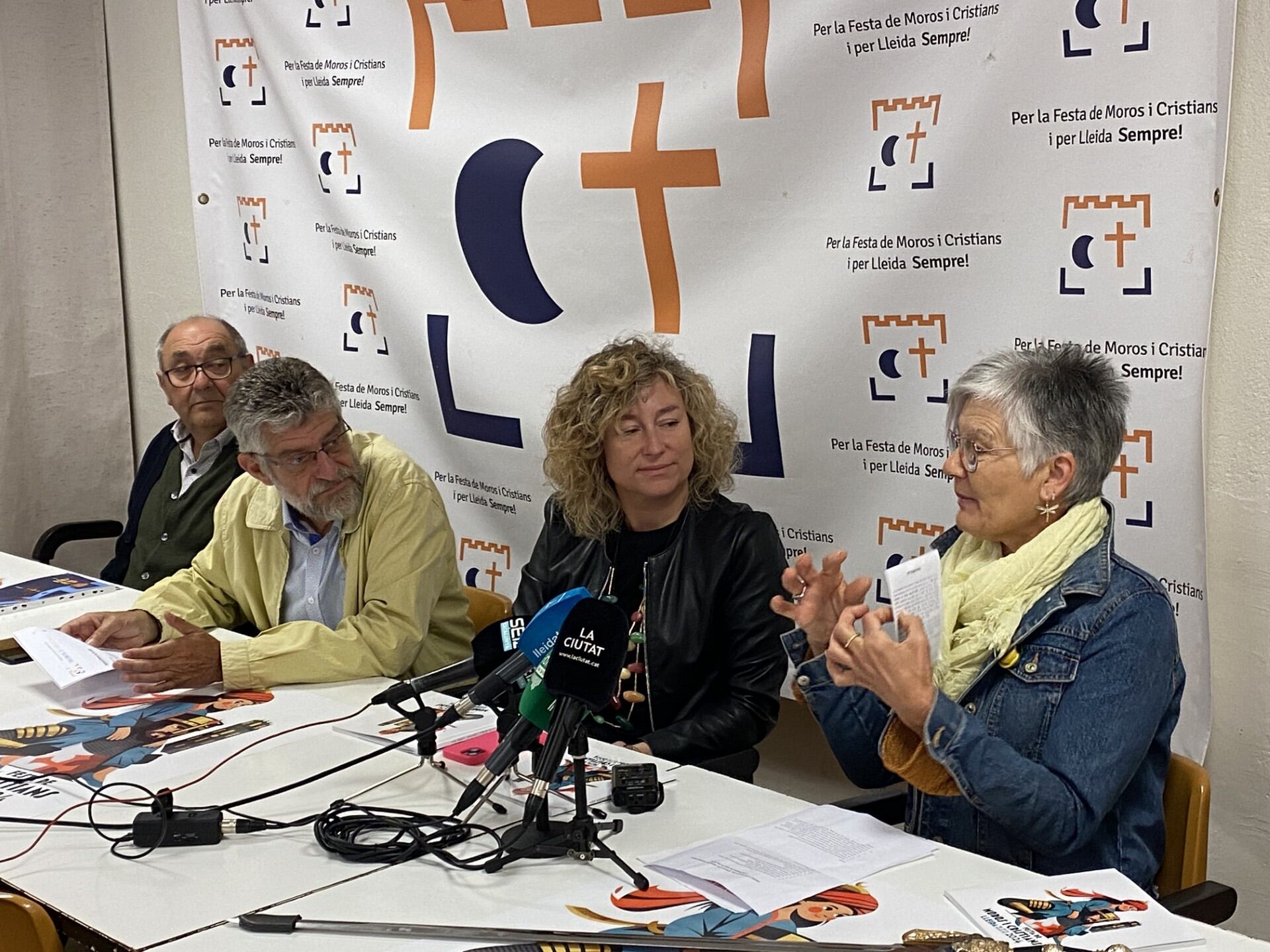 La Festa de Moros i Cristians de 2024 s&#039;ha presentat a la seu de l&#039;Associació, al carrer Panera de Lleida. Foto: Associació Festa Moros i Cristians de Lleida.