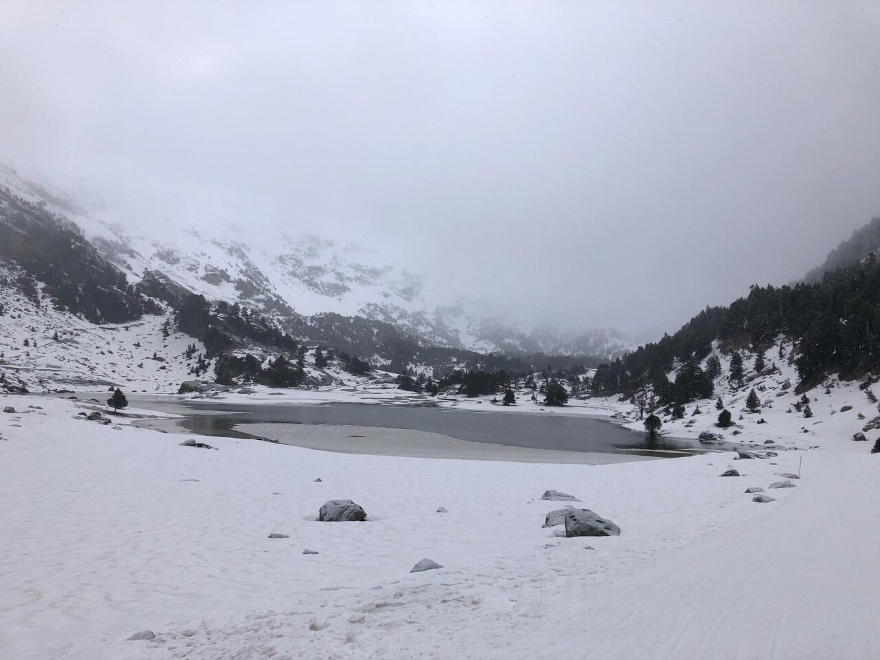 El domingo, según el pronostico de la Aemet puede nevar a 1400m
