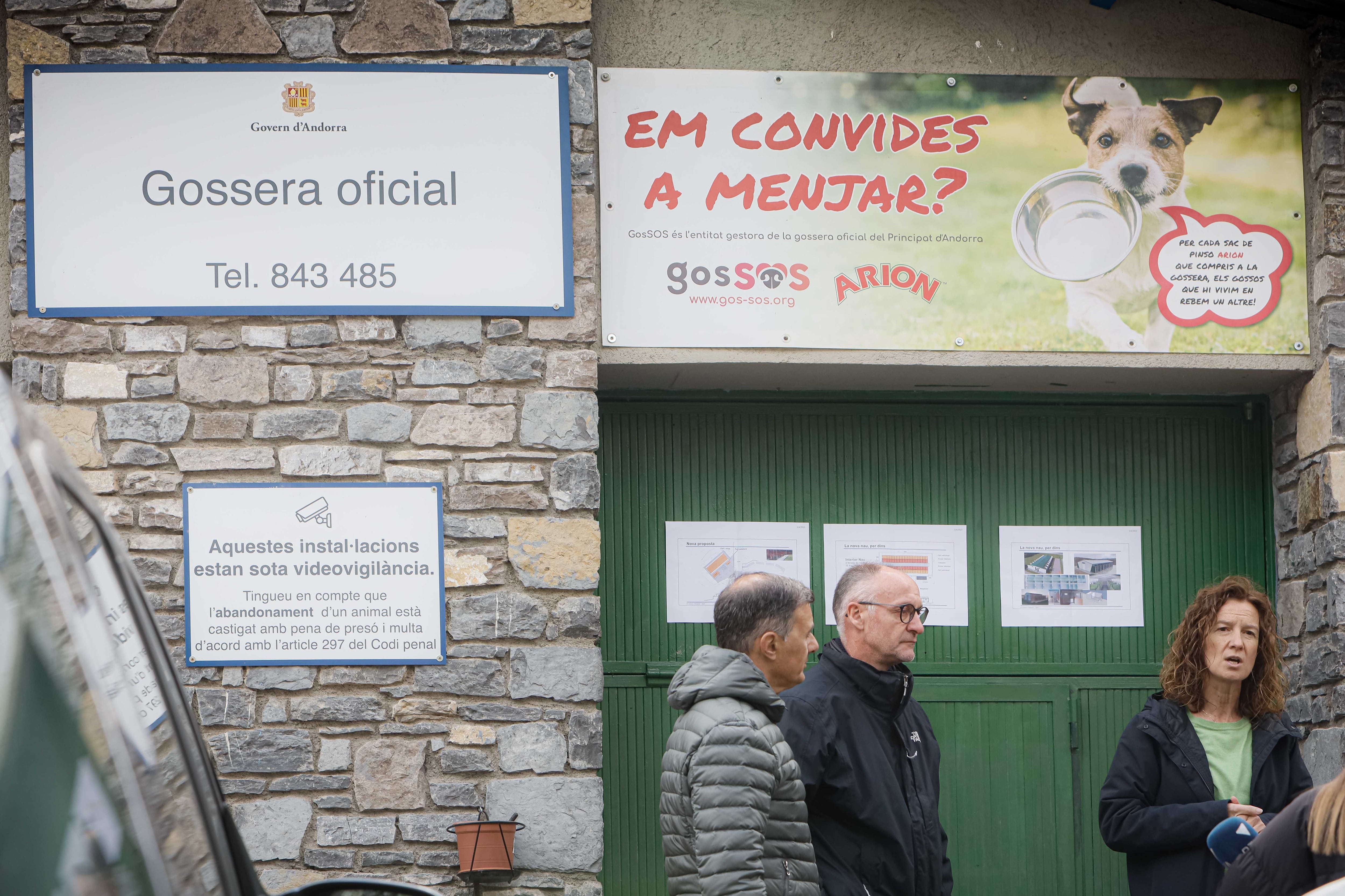 Un instant de la presentació del nou projecte de reforma de la Gossera.