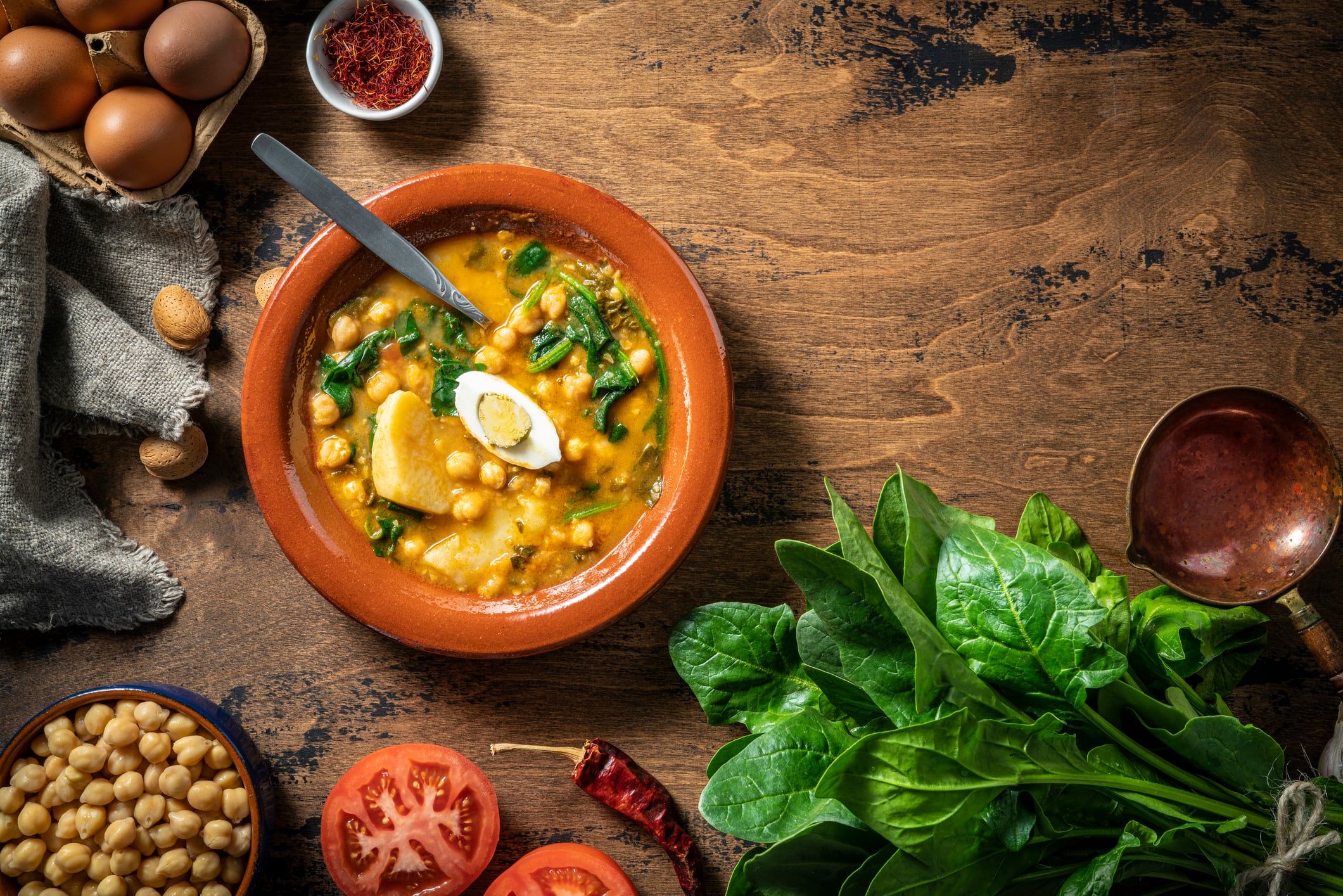 El potaje de Vigilia, un plato que tradicionalmente se ha servido los viernes de Cuaresma en España.