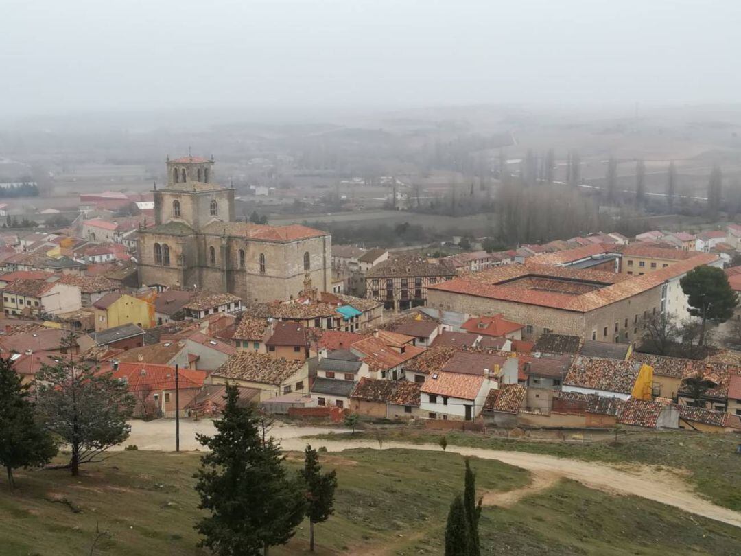 Vista de Peñaranda de Duero desde el castillo