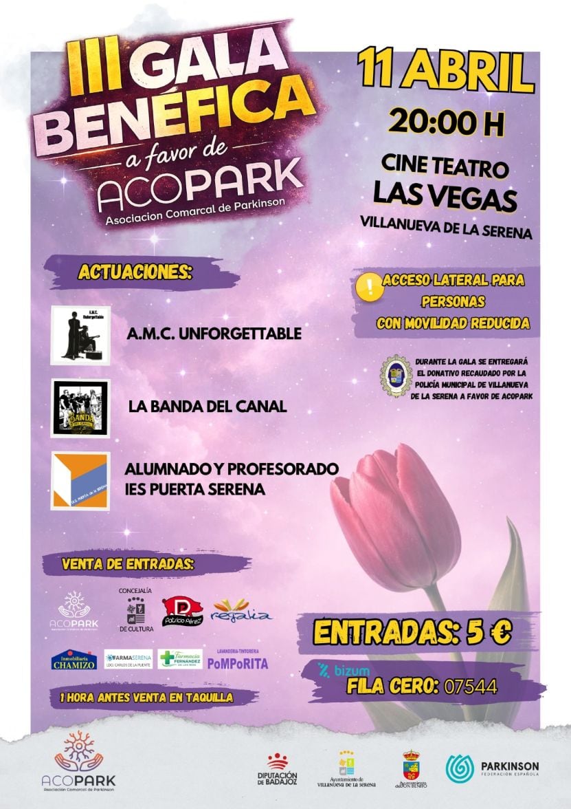 ACOPARK celebra la Semana del Parkinson con actividades deportivas, sociales y una gala benéfica