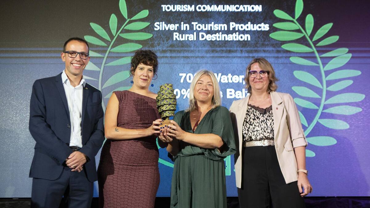 Premio para 100% Rías Baixas en los Premios Terres Travel Festival Films & Creativity