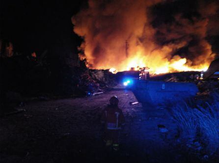 Incendio en Sollana