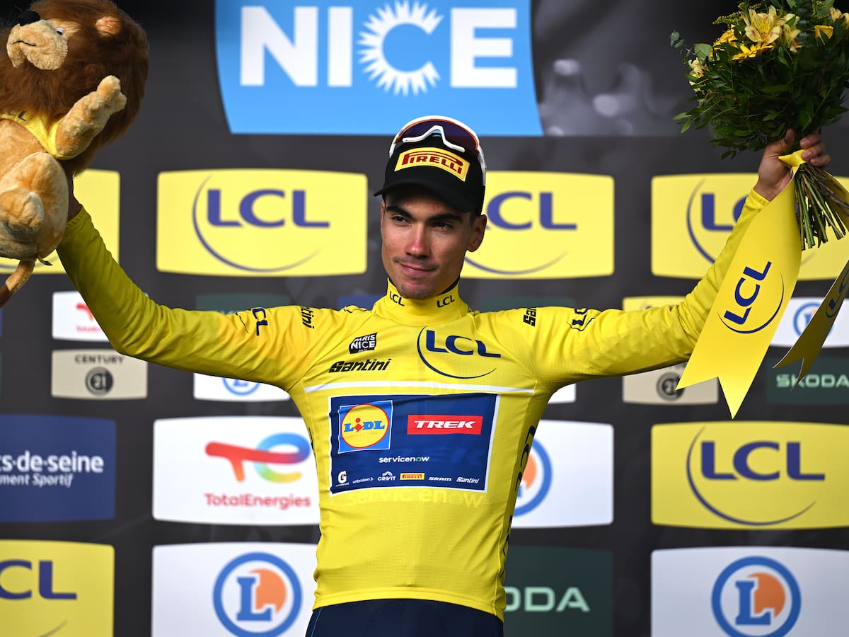 Juan Ayuso se pone al frente de la París-Niza tras la crono por equipos