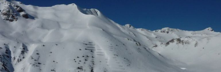 Las últimas nevadas han dejado mucha nieve en el Pirineo