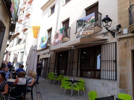 Algunas de las obras en la calle San Fernando