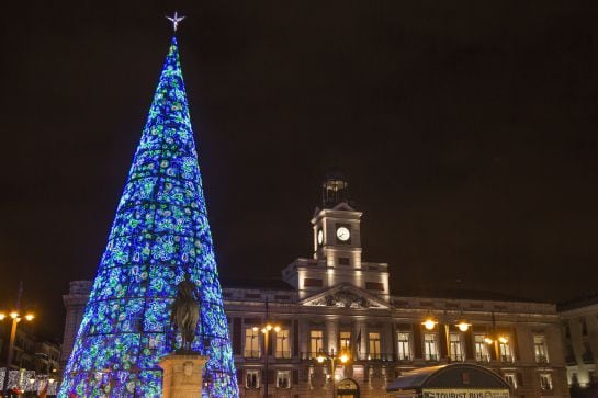 Árbol de Navidad en la Puerta del Sol