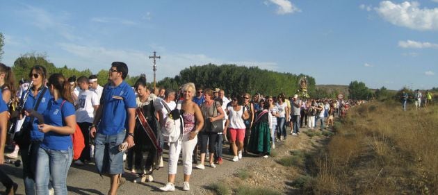 Romería camino de Moya.