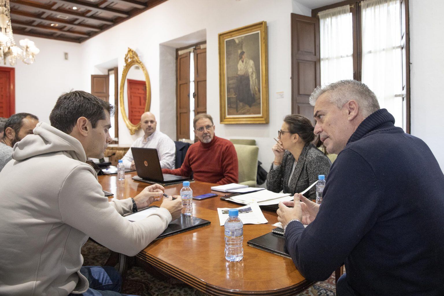 Reunión entre los responsables de la Agencia Provincial de la Energía de Córdoba y la AUVE