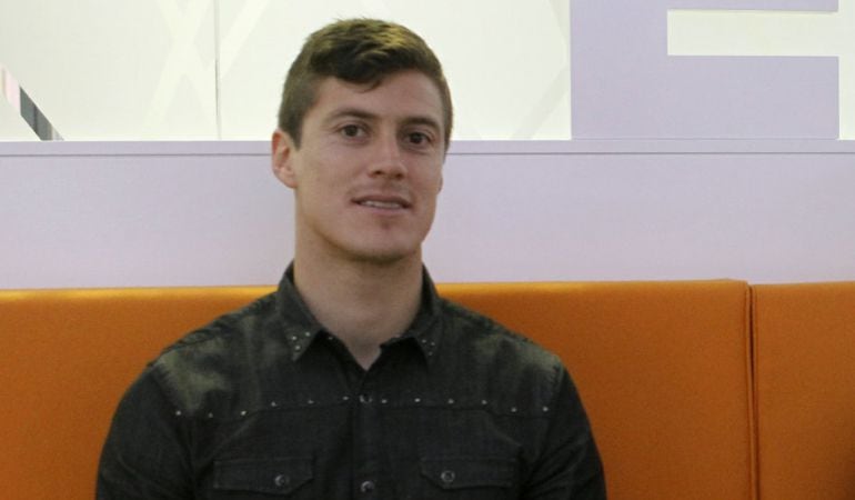 Los jugadores argentinos del Leganés Martin Maximiliano Mantovani (i) y Alexander Szymanowski, 