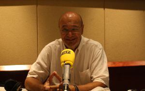 El Secretari General de CC.OO, Joan Carles Gallego, als estudis de SER Catalunya.