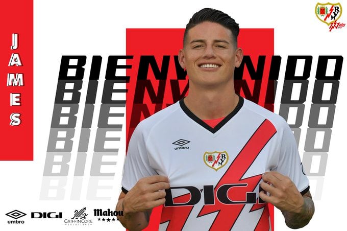 James Rodríguez es nuevo jugador del Rayo Vallecano