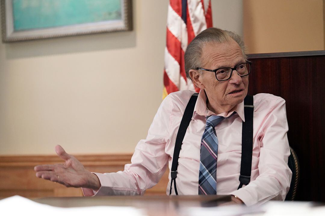 Larry King, en una imagen de octubre de 2020