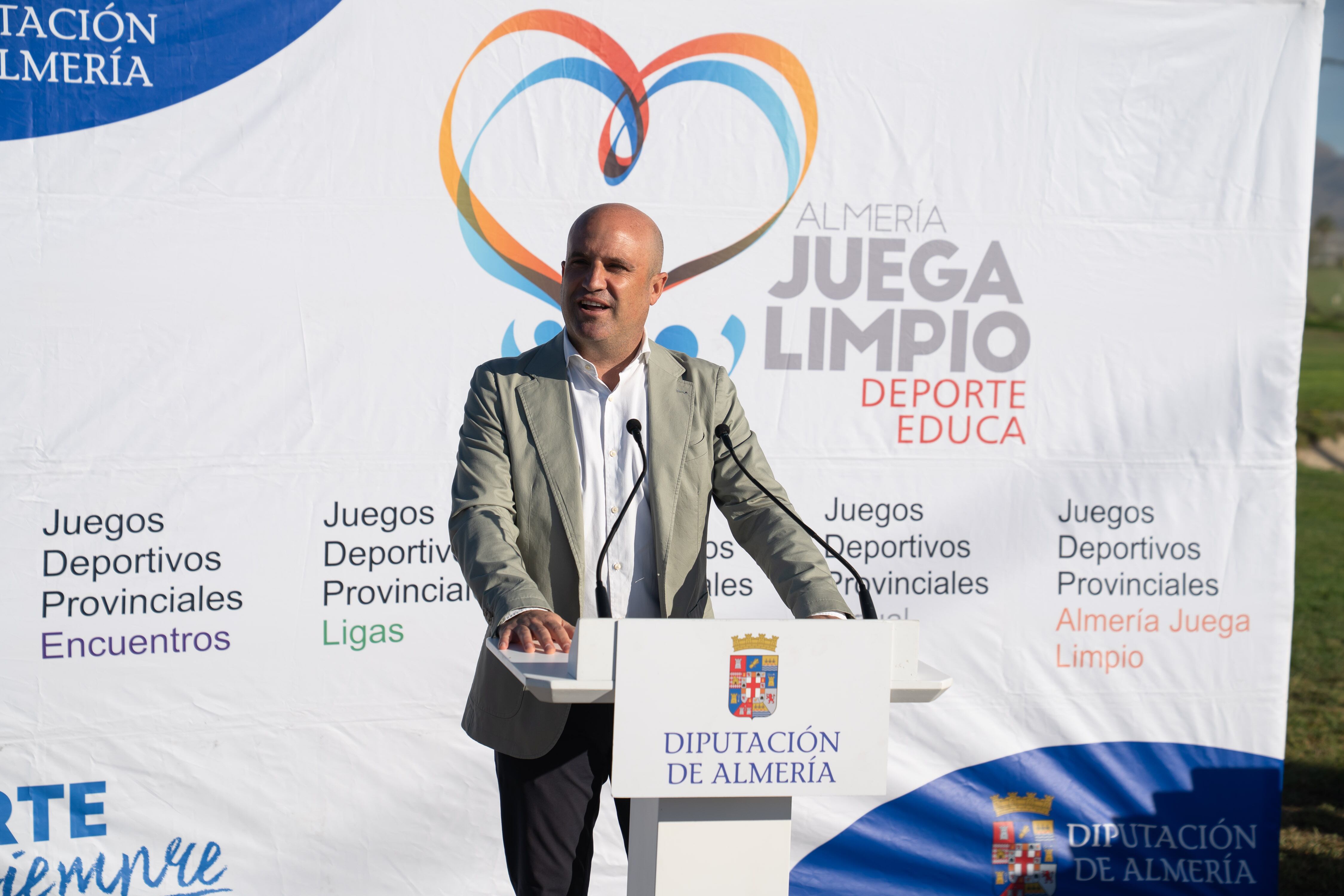 El diputado de Deportes, Vida Saludable y Juventud, José Antonio García.